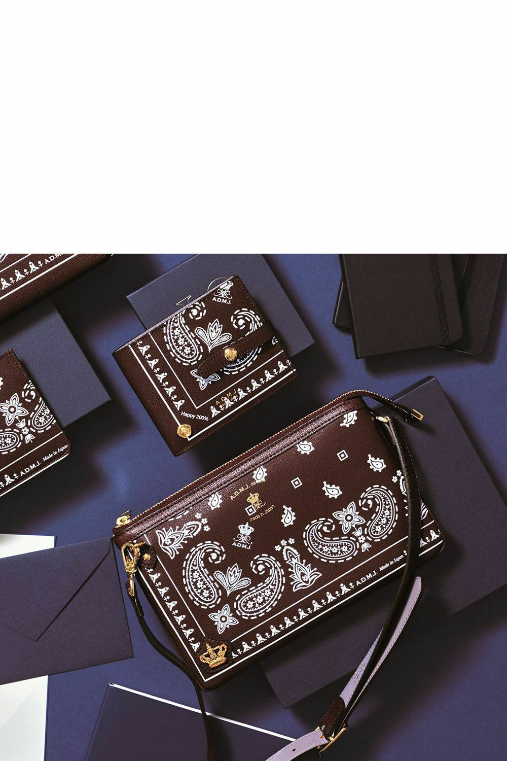 【未使用】ADMJ ダービーラックス バンダナ柄 フラットポーチ 2個セット ダービーラックス/バンダナ柄 ポーチウォレット | A.D.M.J.公式