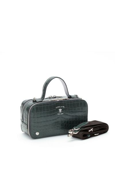 L*I様 armiet クロコダイル風バッグ 黒 ITTI (イッチ) | MICHELLE FUKIN ERRAND POUCH / CROCO
