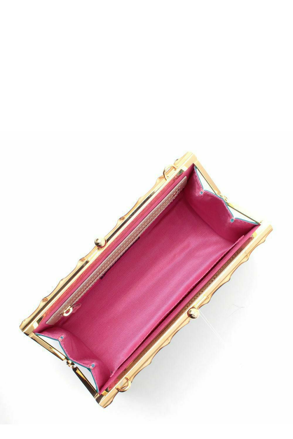★極美品★A.D.M.J ザ・ビー モバイルポーチ カードケース付 クロコ型押し ☆極美品☆A.D.M.J ザ・ビー モバイルポーチ カードケース付