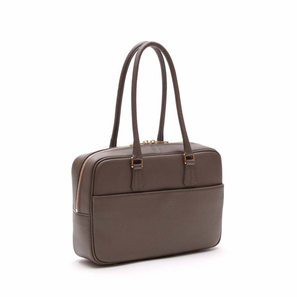 牛革 クロコ型押し 定番 ボストンバッグ 28cm | A.D.M.J.公式 
