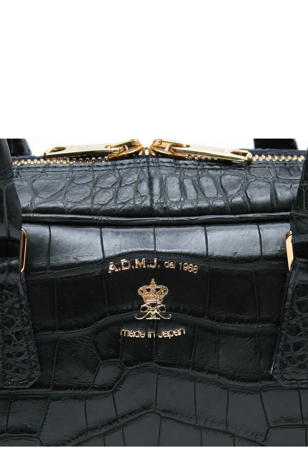 ADMJ クロコダイル クロコダイル ボストンバッグ 28cm | A.D.M.J.公式オンラインストア