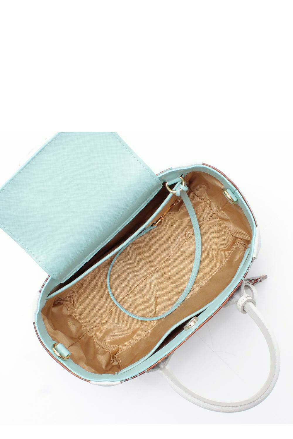 M.U.L. 限定ボックステールショルダー,クロコ型押し,ゴールドライン GMKQATG Crossbody Bags for Women Trendy Quilted Leather Pu