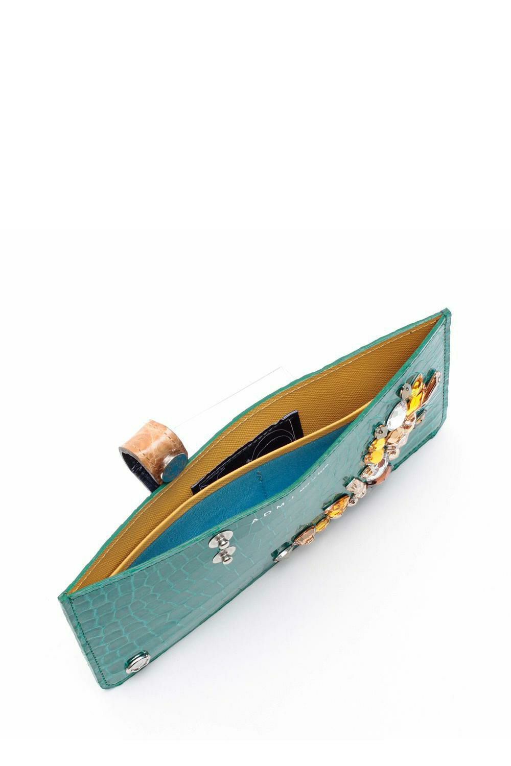 グレージングポロサス/トリコロール スリムウォレット
