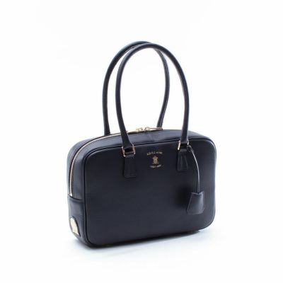 美品 DOLCE\u0026GABBANA ボストンバッグ ダークブラウン