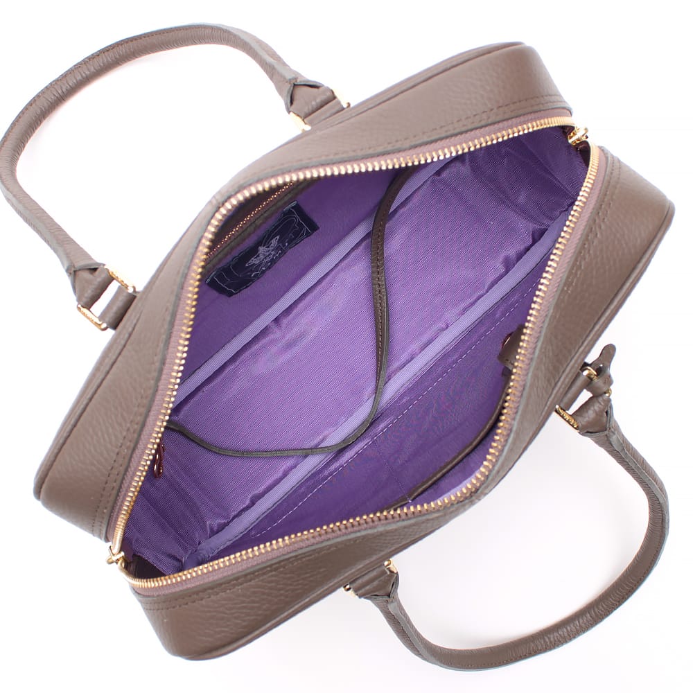 牛革 クロコ型押し 定番 ボストンバッグ 28cm | A.D.M.J.公式  