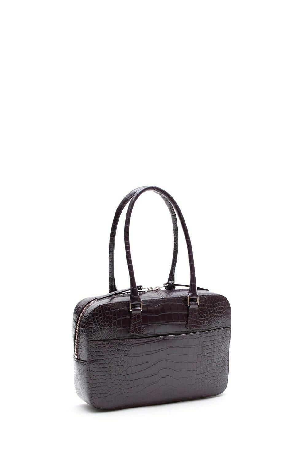 牛革 クロコ型押し 定番 ボストンバッグ 28cm | A.D.M.J.公式