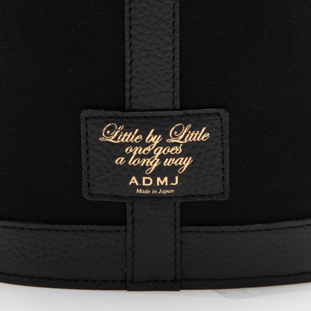 新品 ADMJ バニティショルダーM 黒 納品書付き ギフト包装 A.D.M.J ADMJ × jolisac 別注 エーディーエムジェイ シュリンク