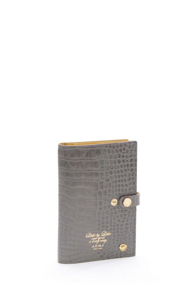 j-whiteクロコダイル通帳ケースお薬手帳カバー sankyo shokai [10%OFFクーポン発行中]クロコダイル 通帳ケース