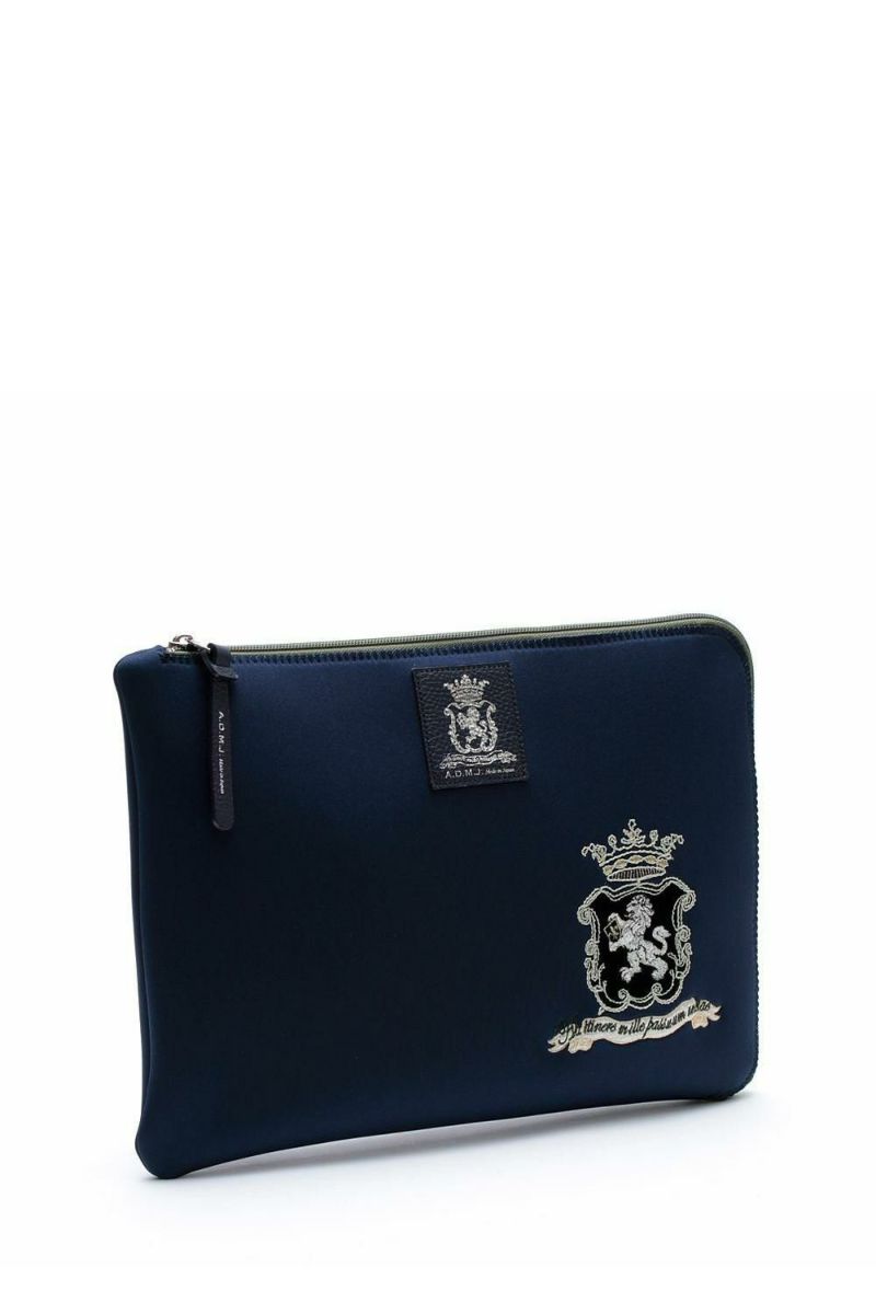 ADMJマジックライト/エンブレム刺しゅうフラットポーチ2セット(L/LL) マジックライト/エンブレム刺しゅうフラットポーチ2セット(L/LL