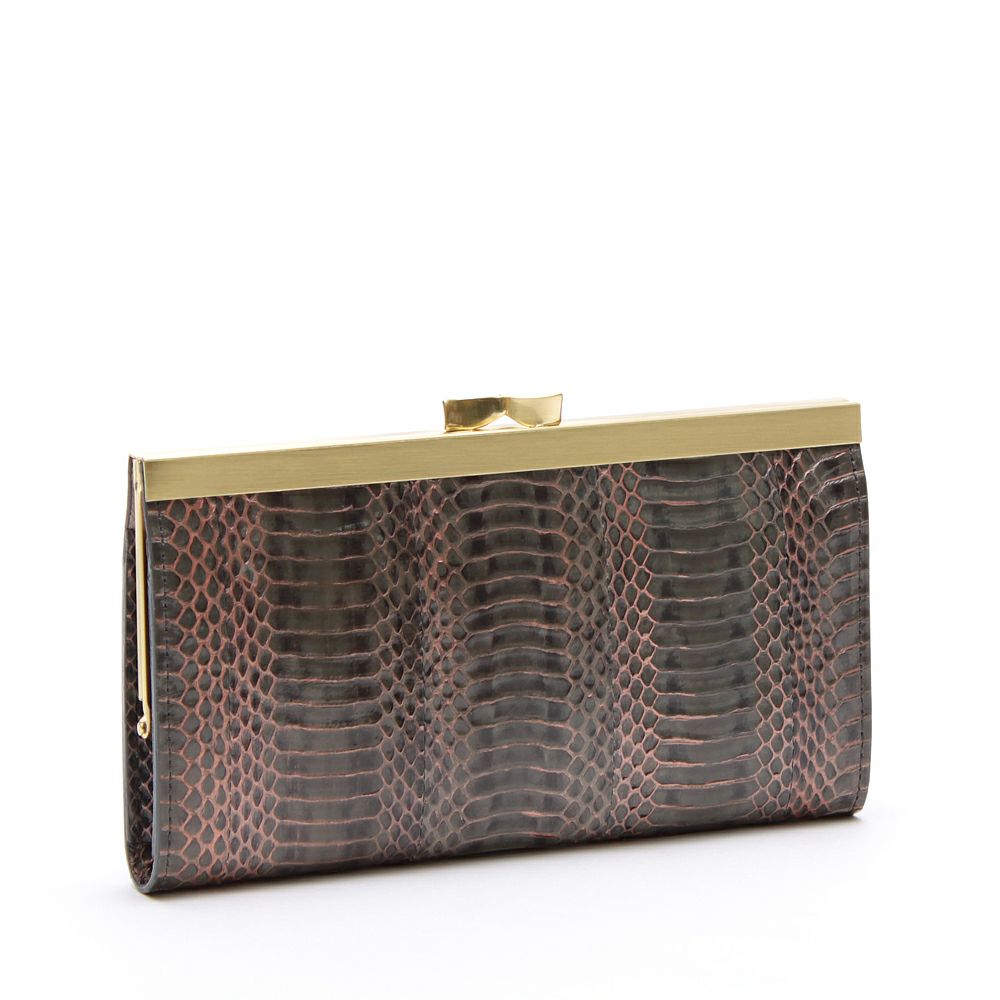 【新品-未使用】ADMJ スネークレザー ウォレットバッグ 完売品 スネークレザーガマグチウォレット | A.D.M.J.公式オンラインストア