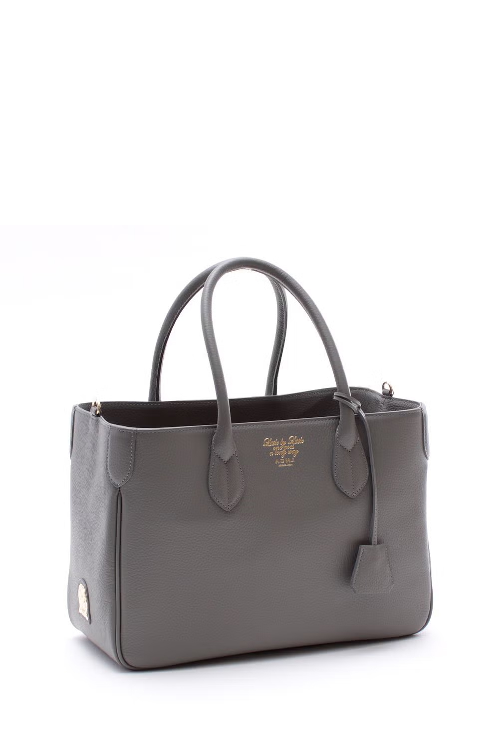 A.D.M.J トートバッグ レザー レッド シルバー金具 南京錠 鍵 日本製  