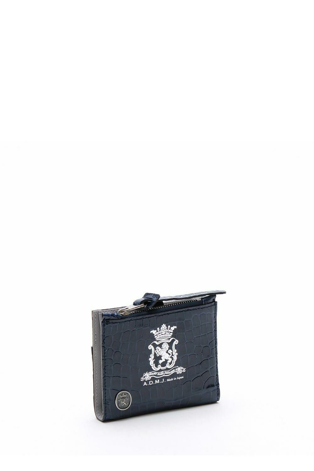 アディティブアンドライン インディゴ ポロサス コンパクト財布