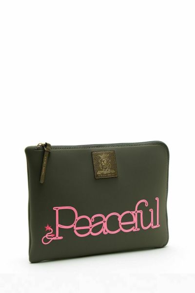 新品 A.D.M.J. チェーン付ガマグチパース ファンシー ツイード ピンク シャネルチェーンウォレット ピンク レディース ツイード