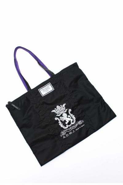 新品♡admj♡カーペットルーレックストートバッグ 新色追加！】撥水サッカーチェック刺繍トートバッグ（トート