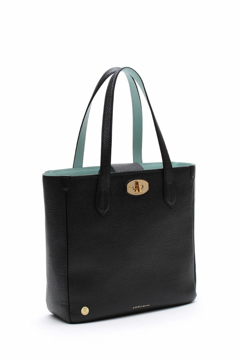 数量限定特別価格】牛革/ターンロックショルダートート