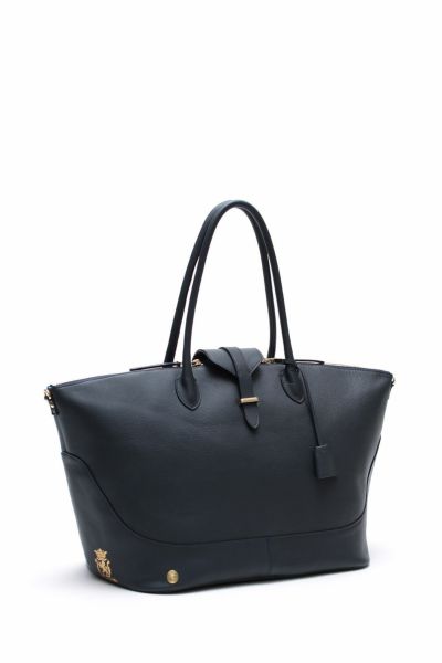 ADMJ トートバッグ　ショルダーバッグ　ネイビー ADMJ トートバッグ ショルダーバッグ ネイビー TOTE BAG