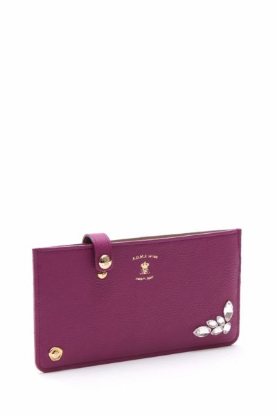【新品タグ付】A.D.M.J. チェーンウォレット 型押しレザー 濃茶 箱&GC WALLET | A.D.M.J.公式オンラインストア