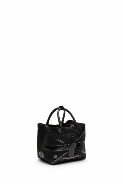 美品　ADMJ ハンドバッグ　黒　レザー ミニボストン　バッグ　 クロシェット TOTE BAG | A.D.M.J.公式オンラインストア